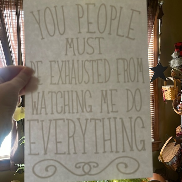 Transfer: You people must be exhausted watching - Picture 1 of 1